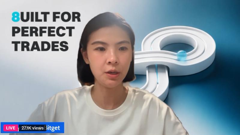 Bitget CEO Gracy Chen live broadcast