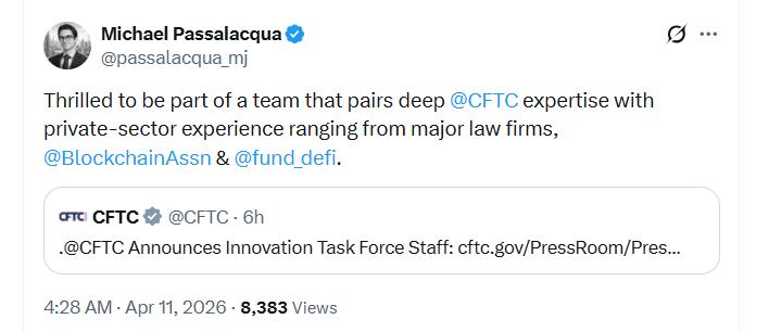 Michael Passalacqua announcement