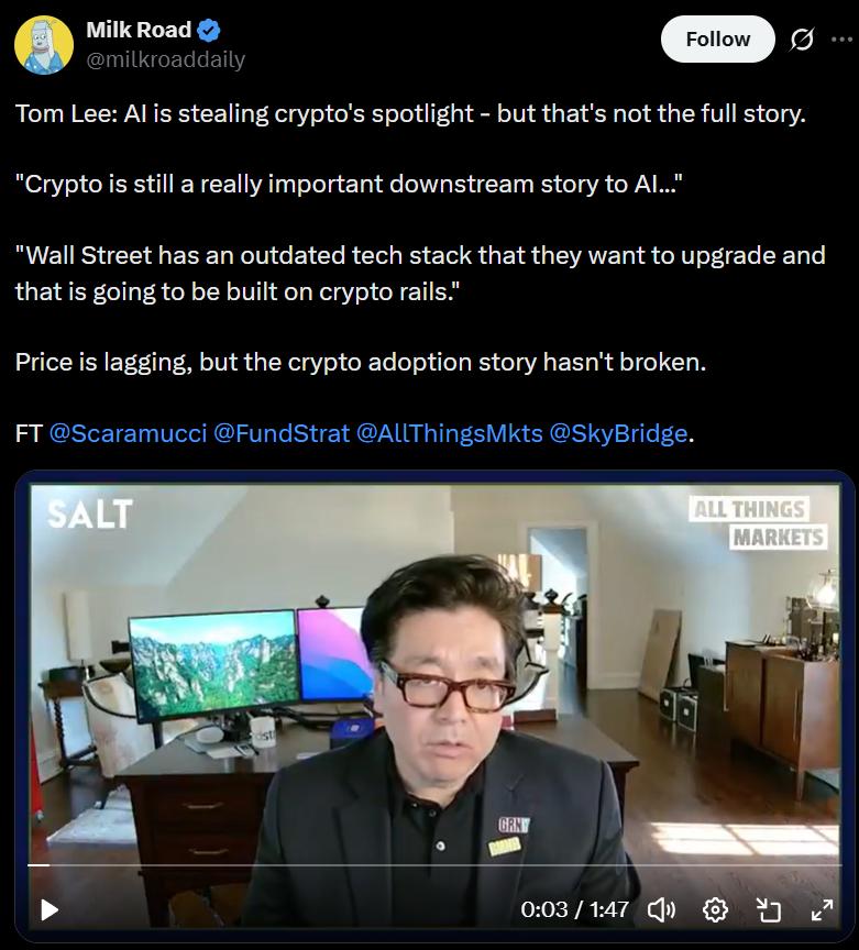 AI vs Crypto market comparison