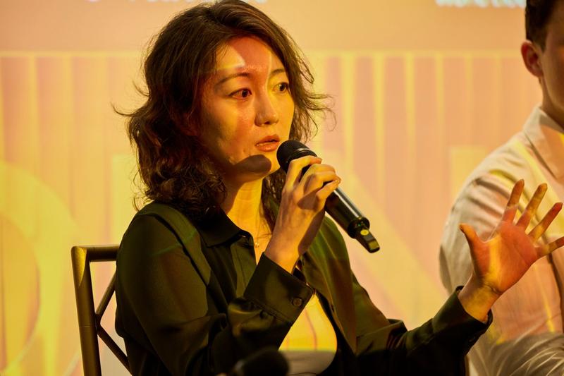 Catrina Wang speaking at CONNECT
