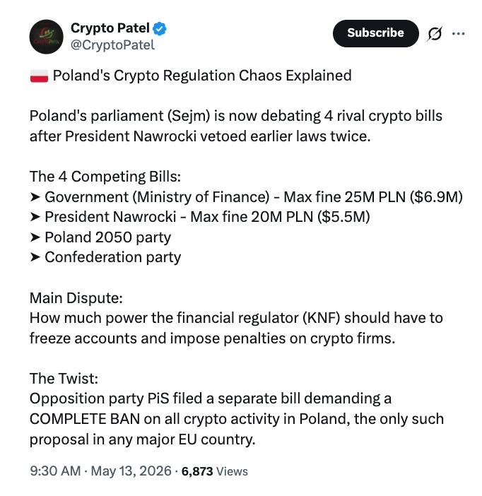 Competing crypto bills