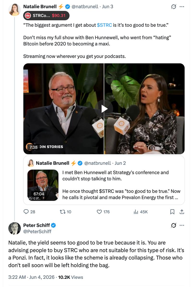 Peter Schiff tweet