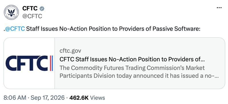 CFTC rulemaking initiative