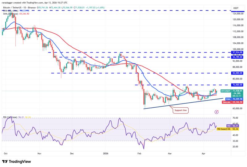 BTC/USDT daily chart