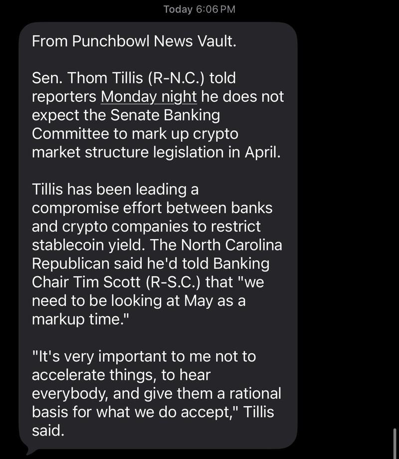 Thom Tillis statement