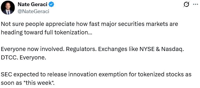 Tokenization platform announcement
