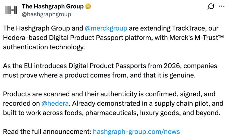 Hashgraph Group announcement