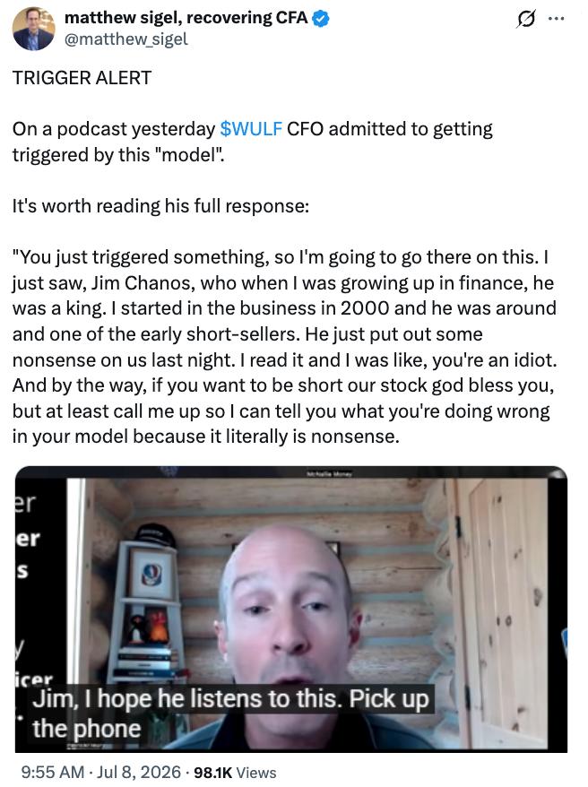 Matthew Sigel commentary