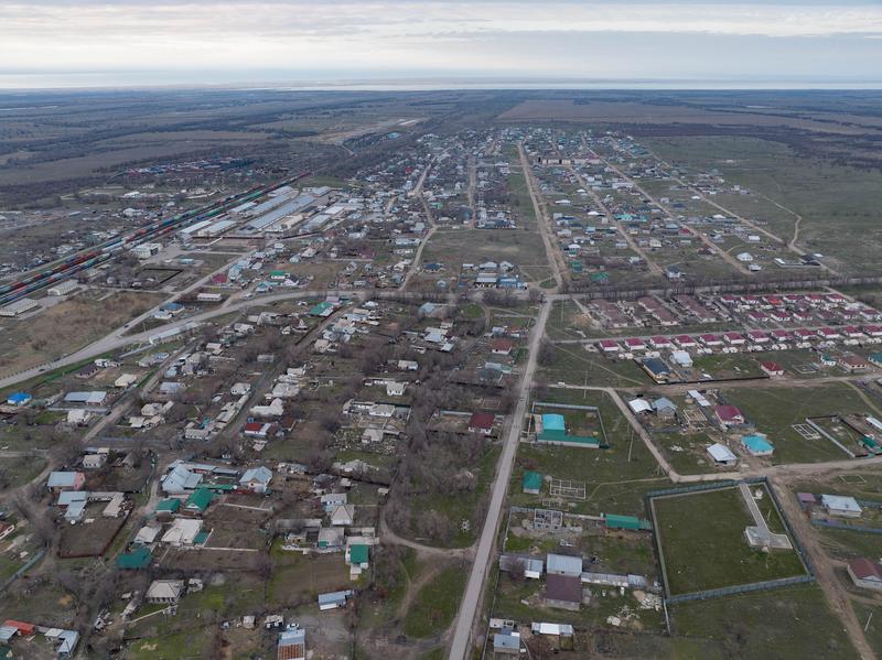 The village of Zhetygen before becoming Alatau City