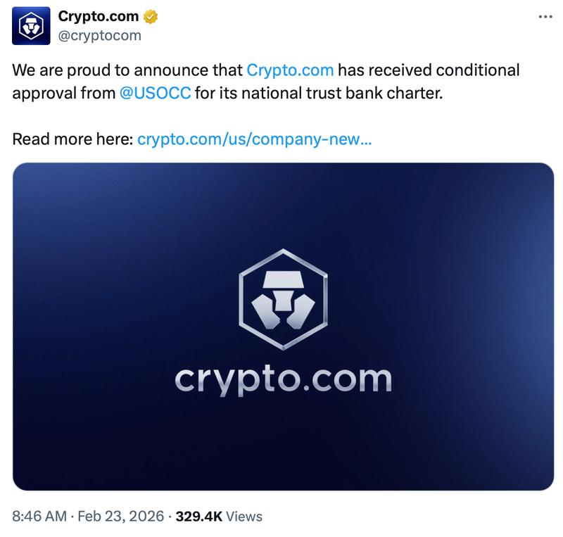 Crypto.com banking approval