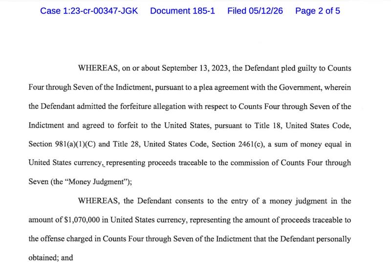 Court filing screenshot