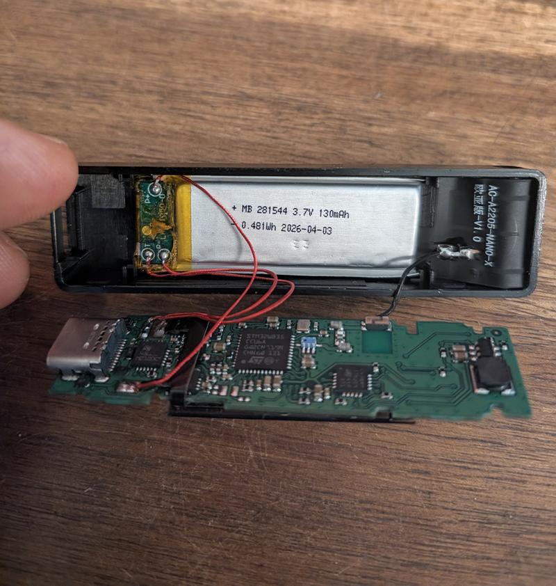 Tampered Ledger device from Europe