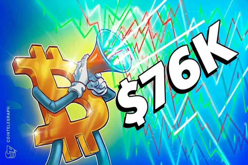 CryptoQuant warns of impending Bitcoin sell-off following $76K peak