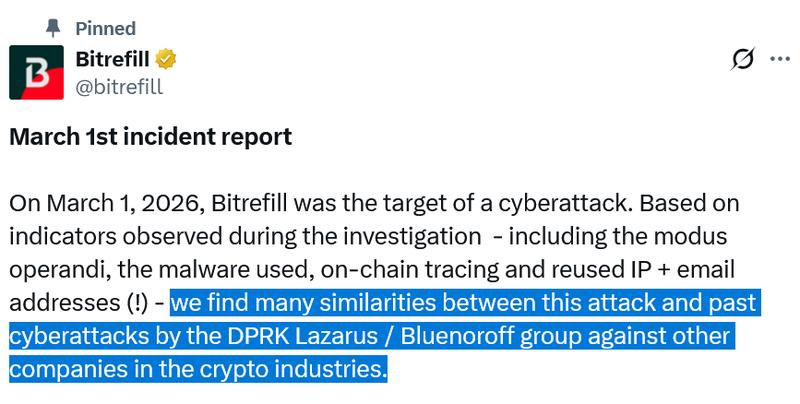 Bitrefill announcement