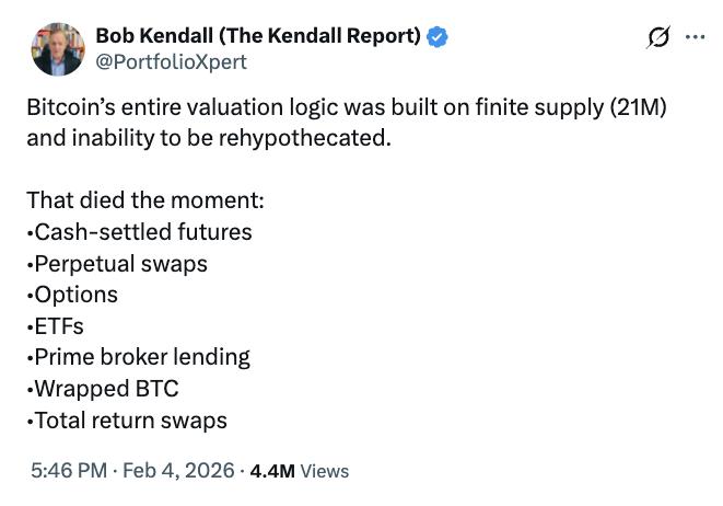 Bob Kendall's analysis