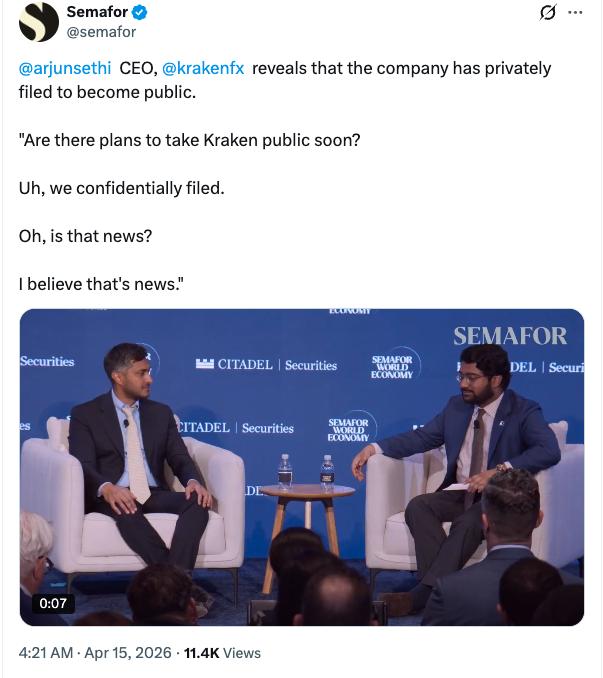 Semafor screenshot