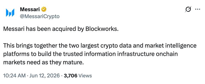 Messari platform