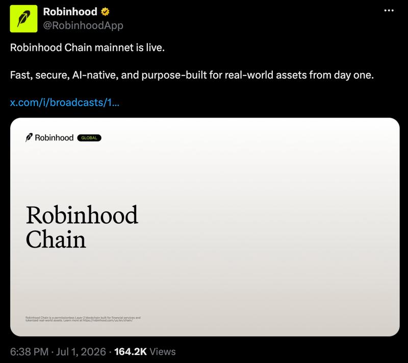 Robinhood product announcements