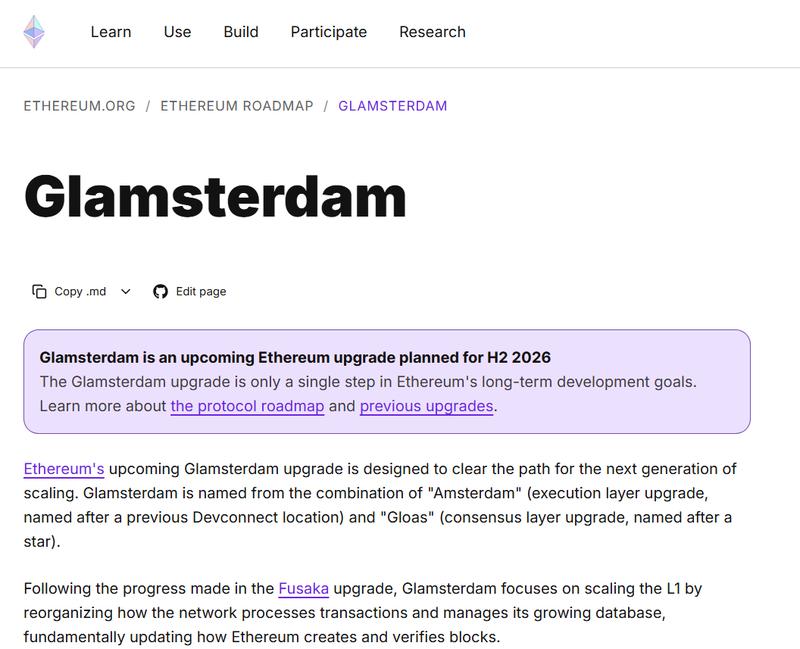 Glamsterdam upgrade