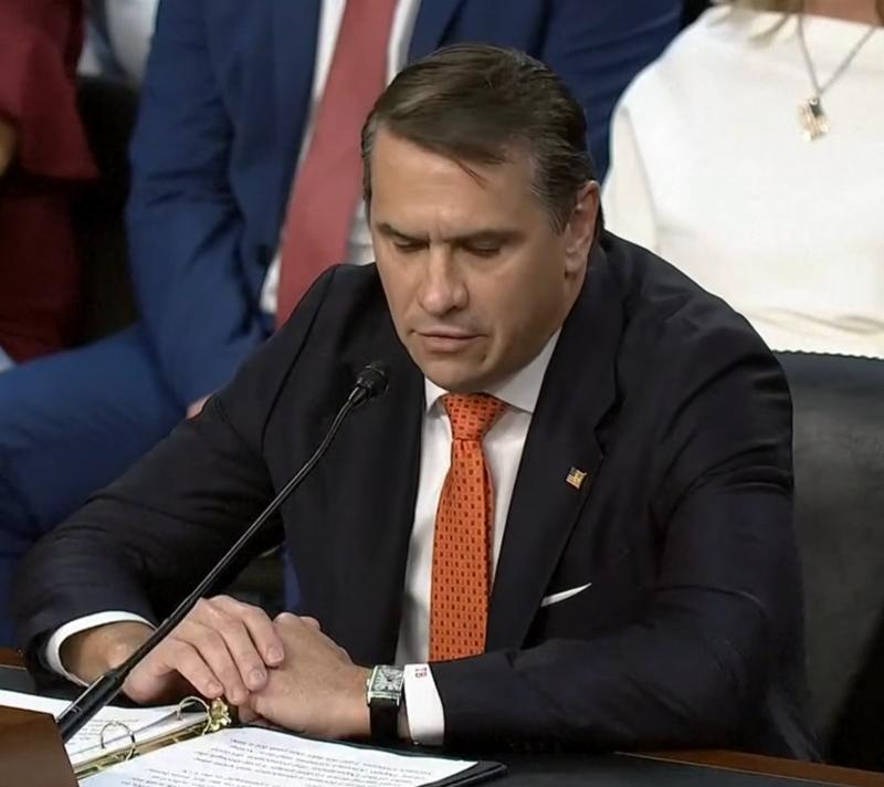 Todd Blanche at confirmation hearing
