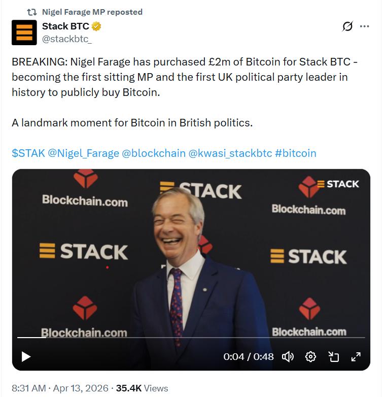 Stack BTC buys $2.7 million BTC