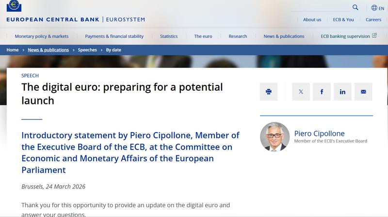 The digital euro: preparing for launch