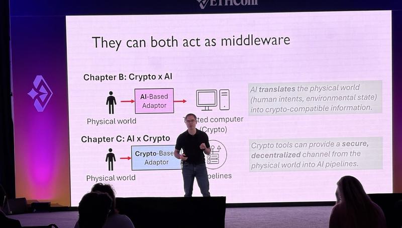 Professor Ari Juels presenting at ETHConf