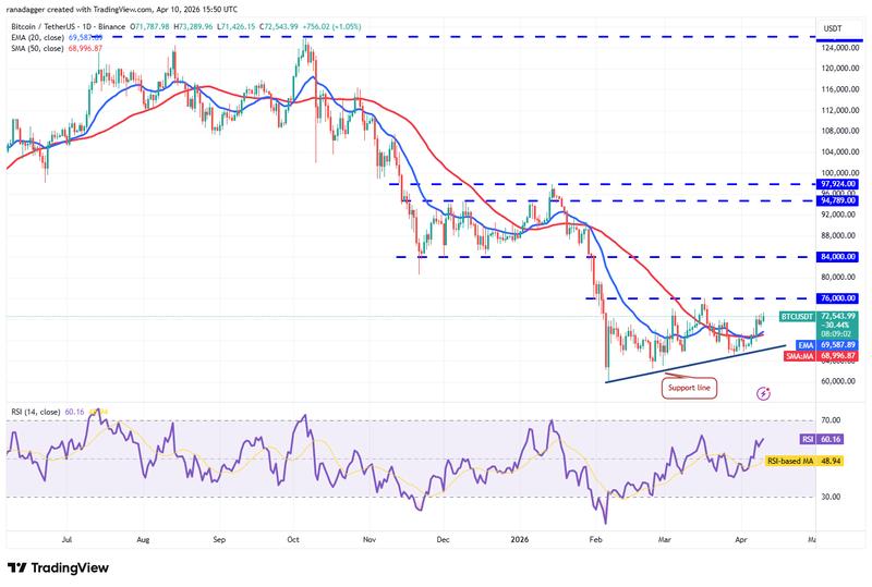 BTC/USDT daily chart