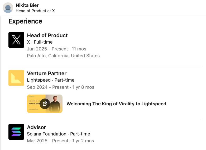 Nikita Bier on Solana
