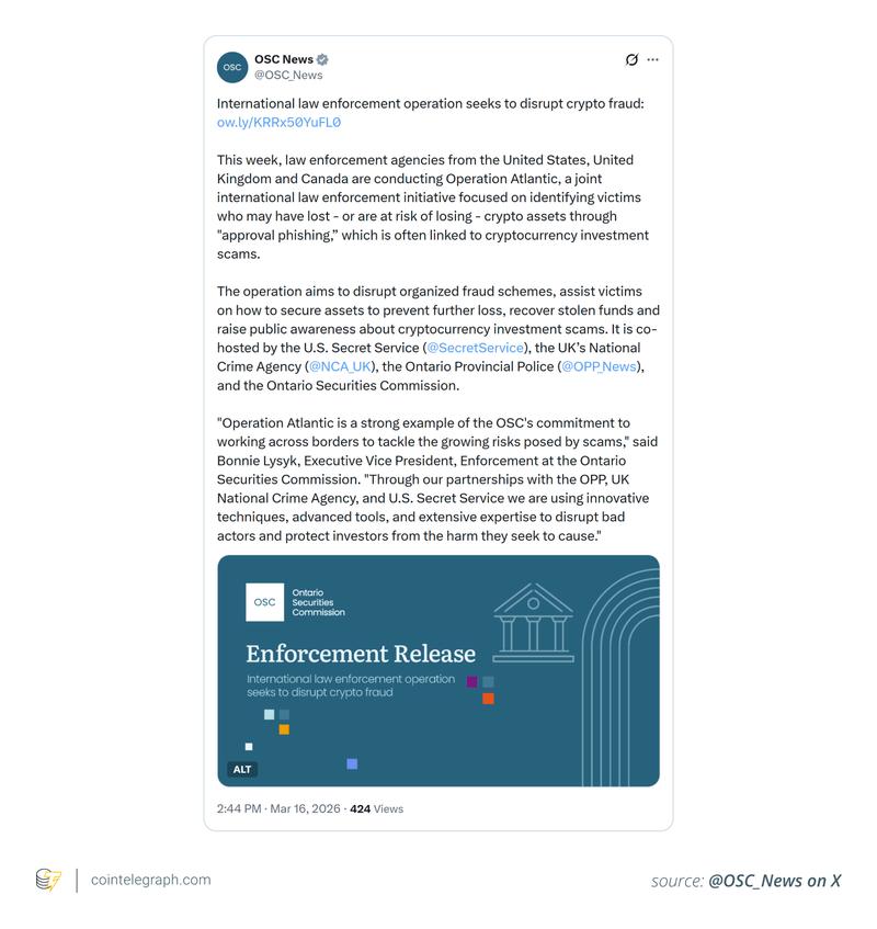 Operation Atlantic crypto scam prevention