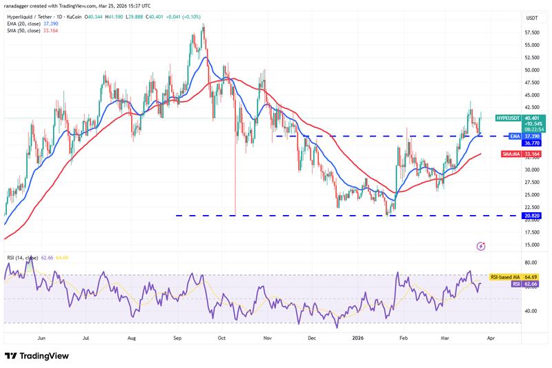 HYPE/USDT daily chart