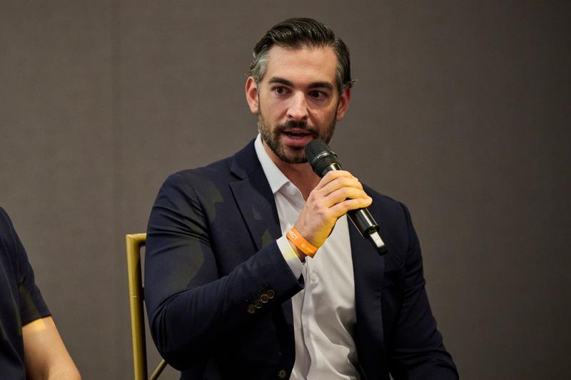 Michael Camarda speaking at CONNECT