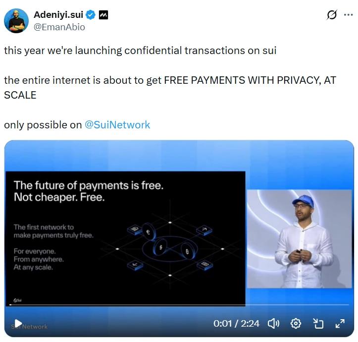 Sui network announcement