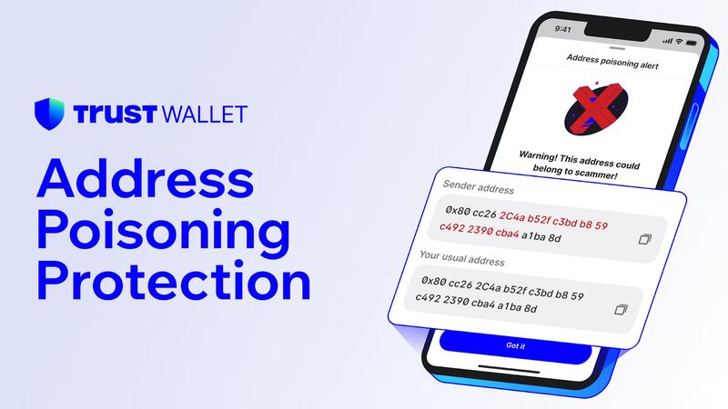 Trust Wallet introduces address poisoning protection