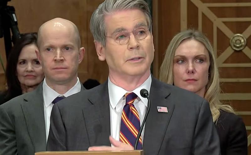 Treasury Secretary Scott Bessent testifying before Senate Banking