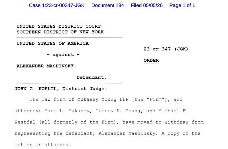 Court filing screenshot