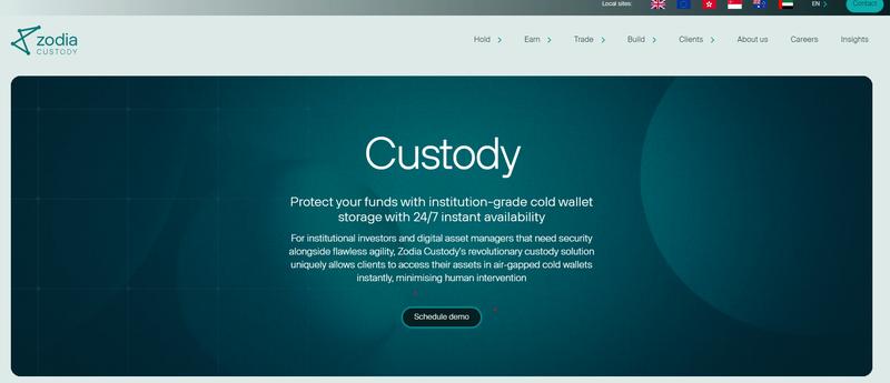 Zodia Custody Services