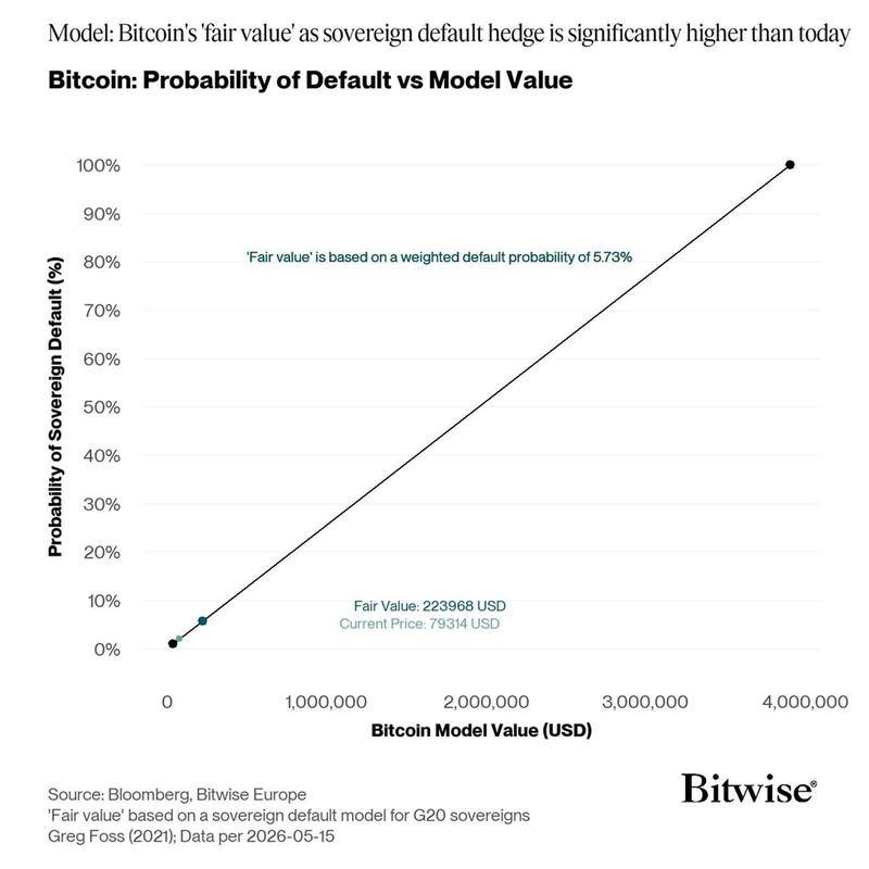 Bitcoin probability of default model