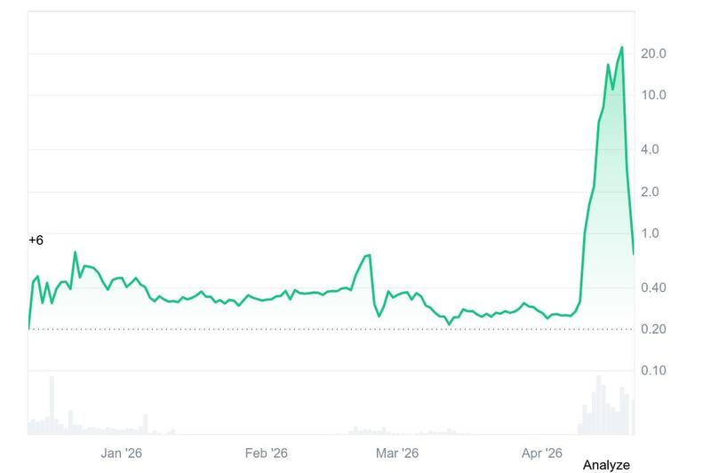 RAVE/USD, 1-year chart