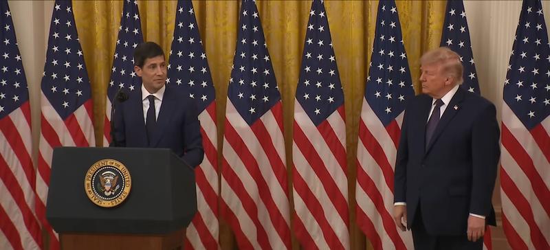 Kevin Warsh at swearing-in ceremony