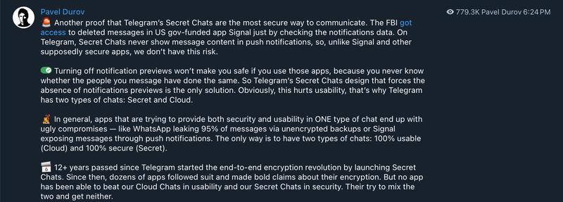 Decentralization, Privacy, Telegram, Pavel Durov
