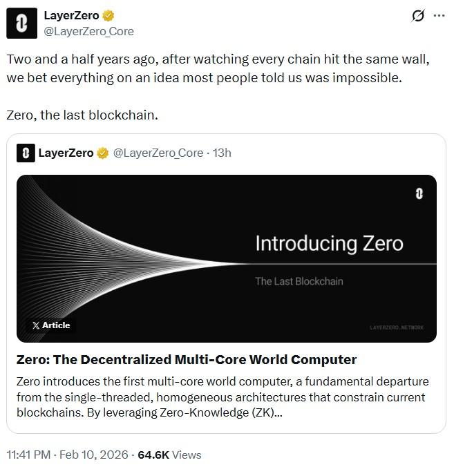 LayerZero Zero chain