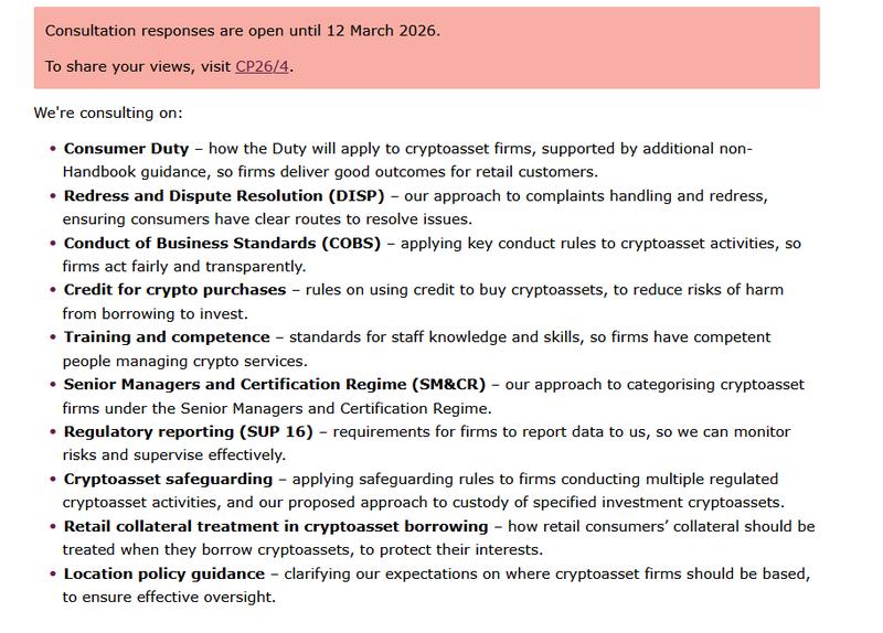 Package of rules up for consultation