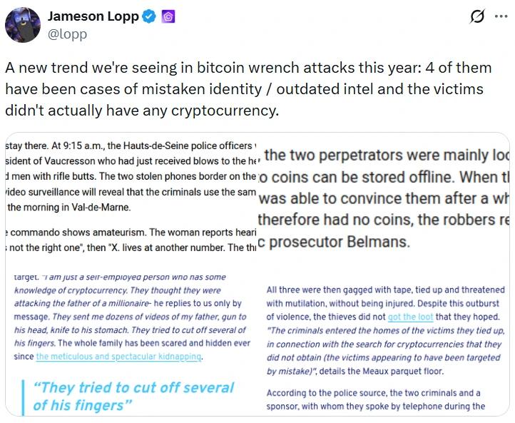 Jameson Lopp crypto attack data