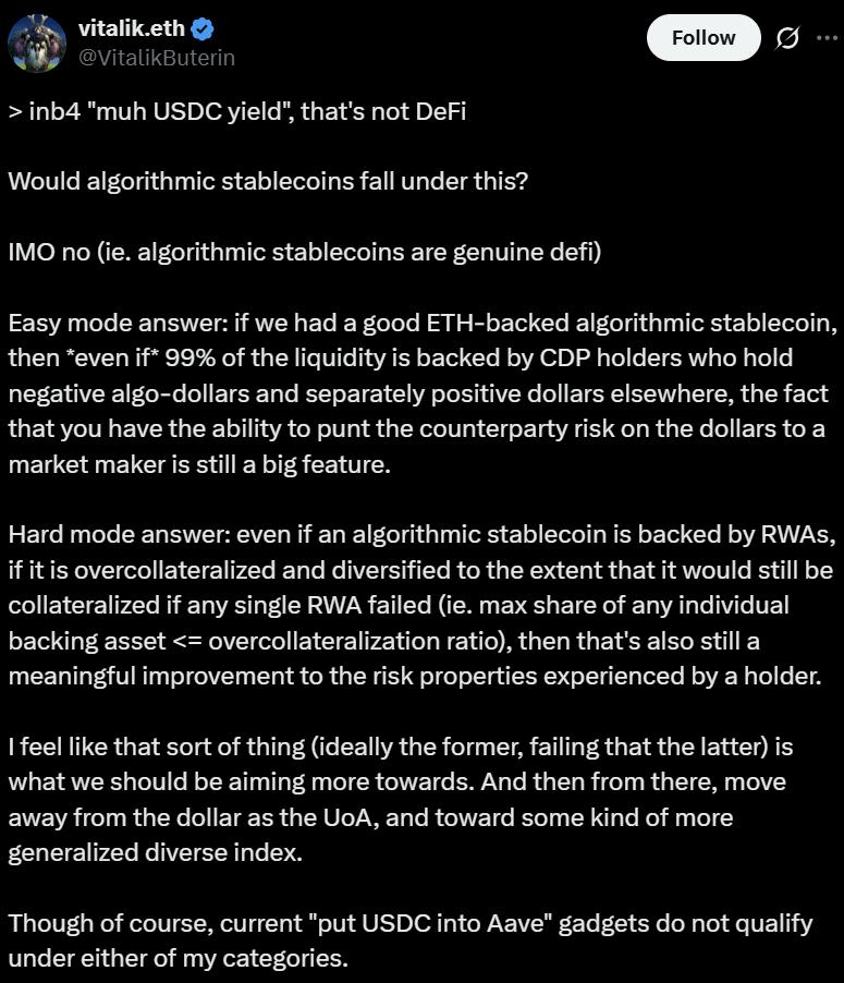 Vitalik Buterin post