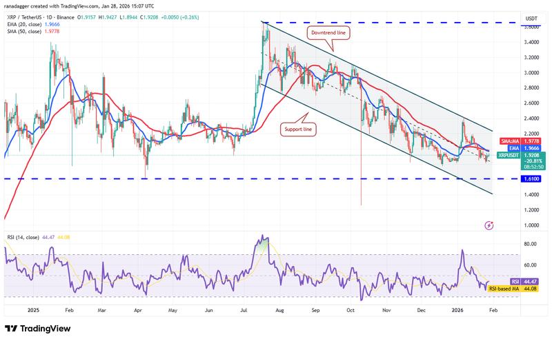 XRP/USDT daily chart