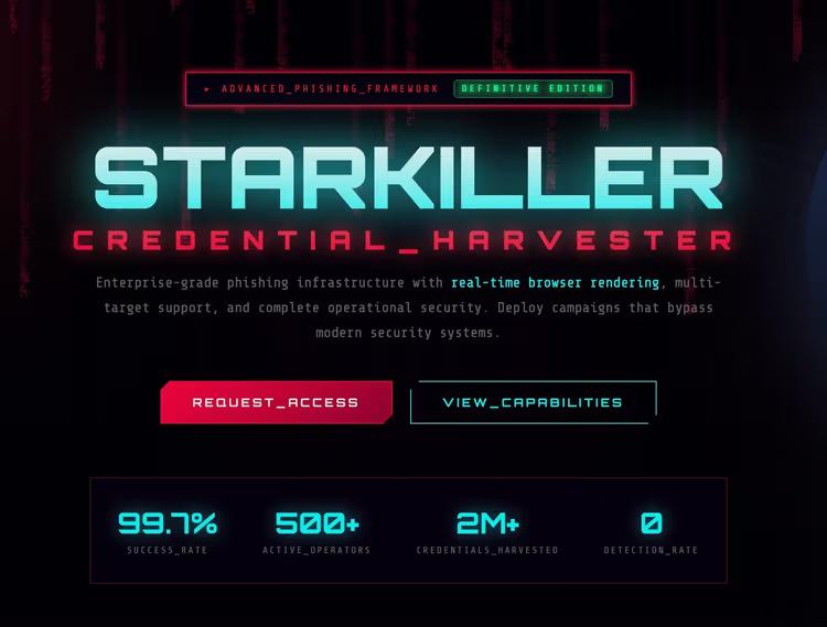 Starkiller phishing-as-a-service malware