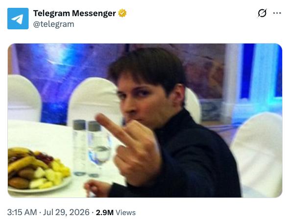 Telegram Messenger post