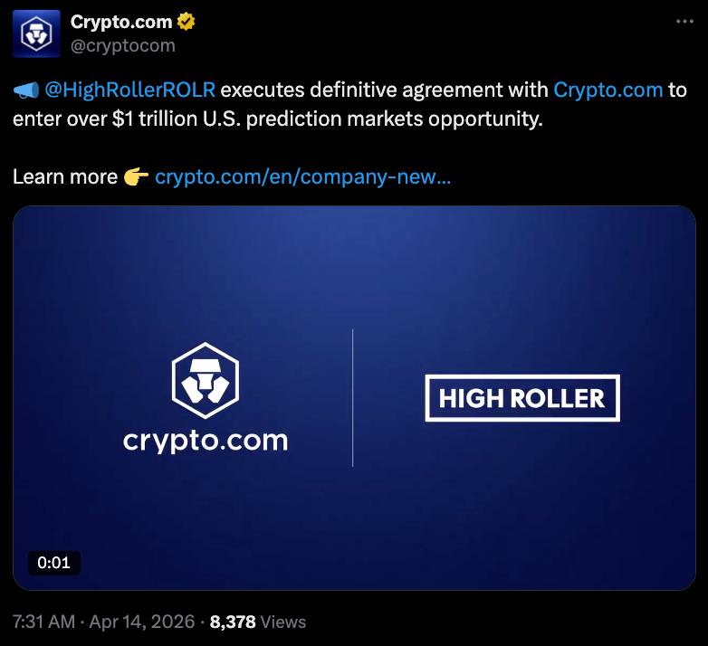 Crypto.com prediction markets diagram