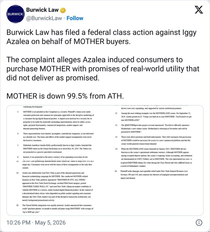 Lawsuit complaint details